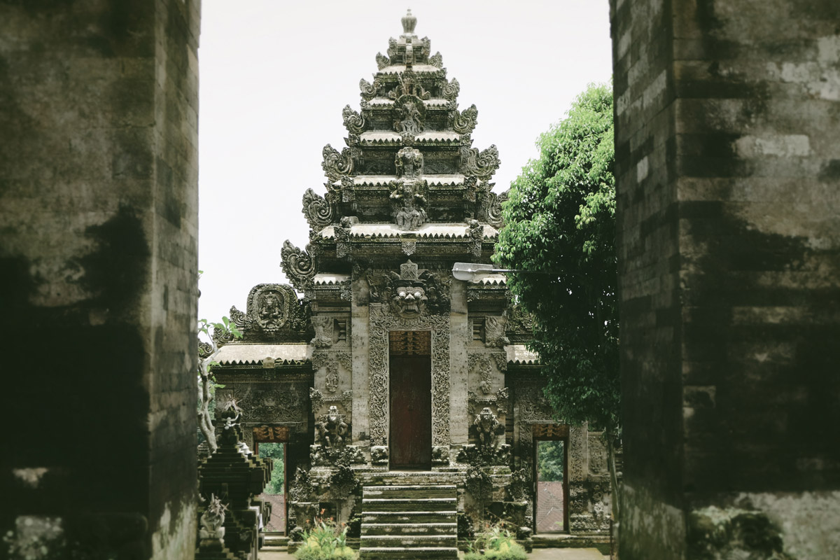 Tukad Cepung Waterfall, Traditional Village & Ancient Temple